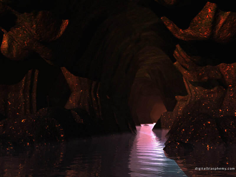 lava cave tunnel