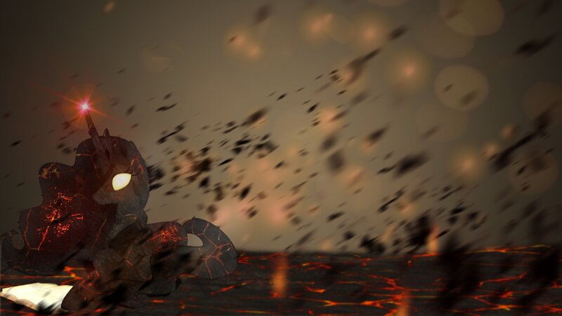 Lava-covered Pony