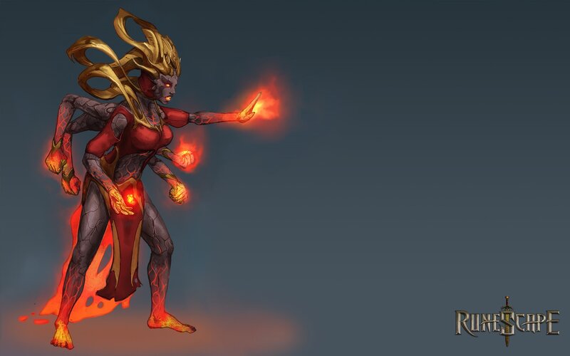 lava elemental character concept