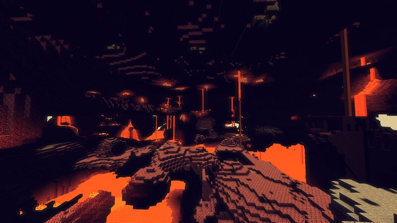Lava-filled Cavern — Black