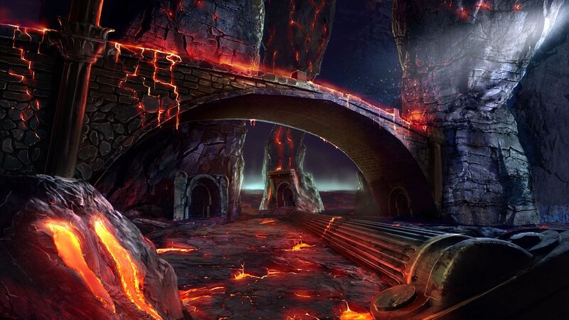 Lava-filled Dungeon