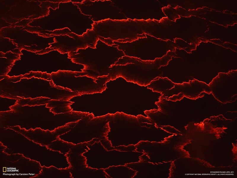 Lava flow at Nyiragongo