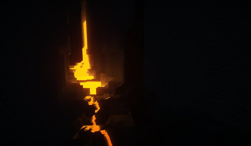 Lava Flow in Cave — Black