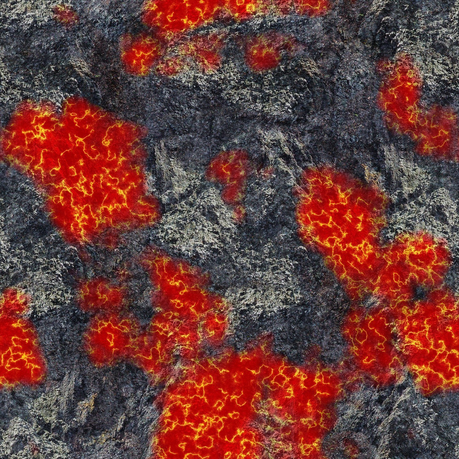 lava flow on volcanic rock