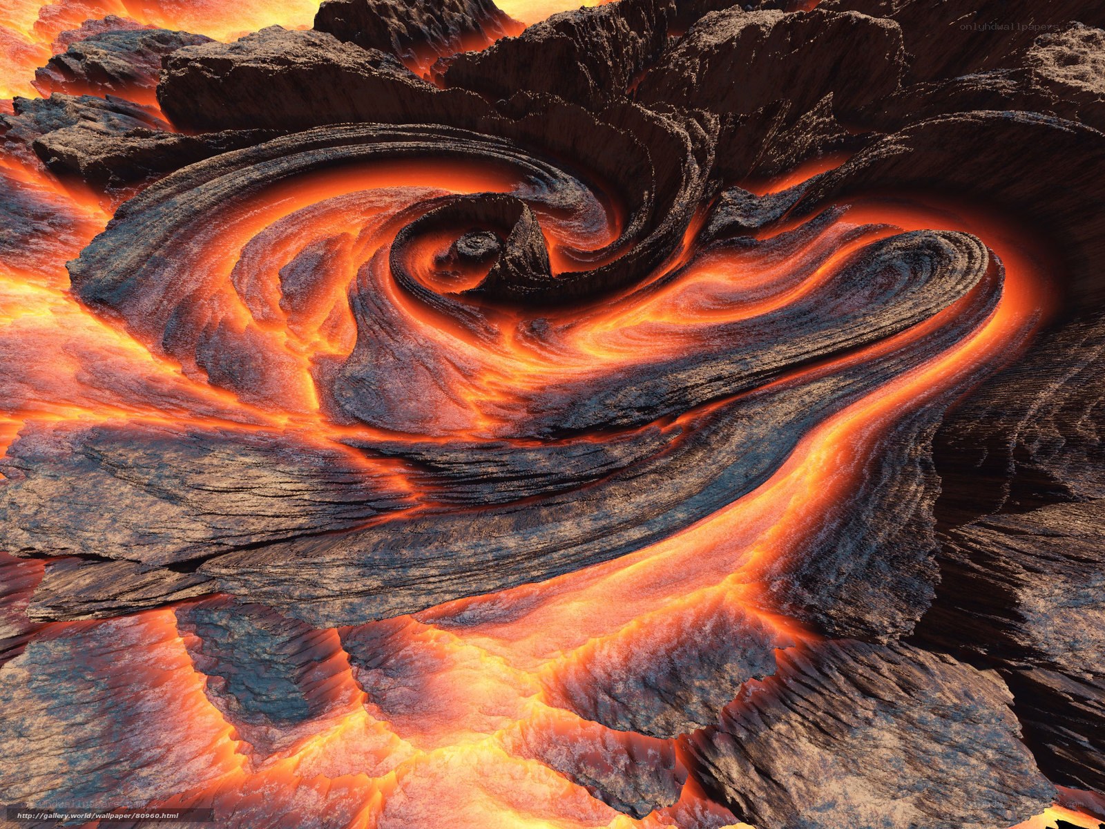 Lava Flow Spiral