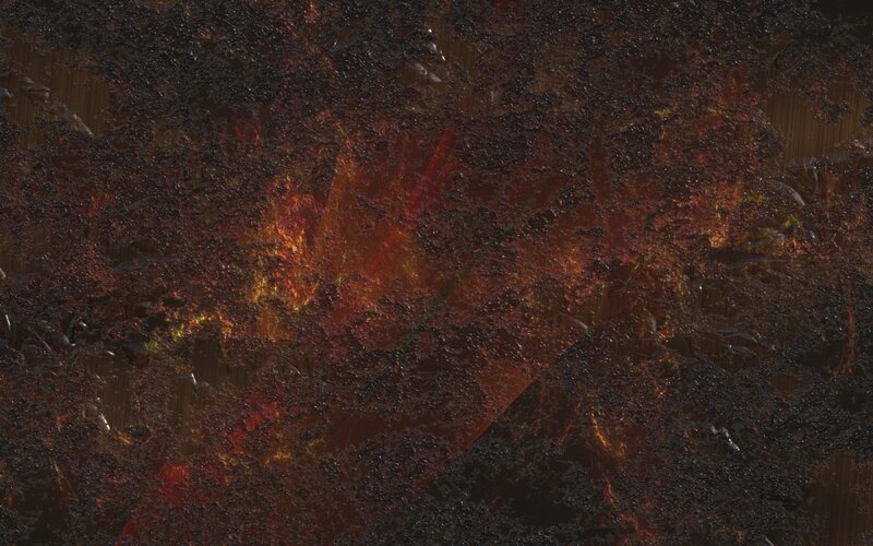 Lava Flow Surface — Red, Dramatic, Digital Art