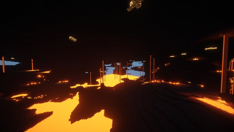 Lava Lake in Cave