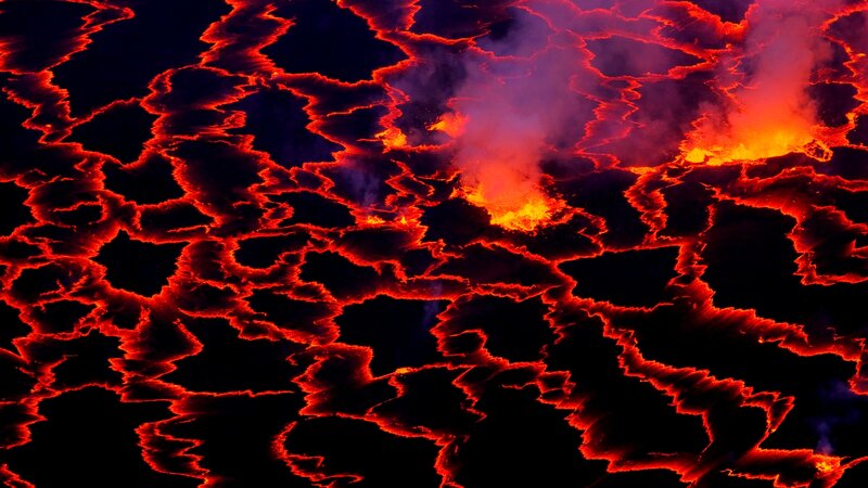 Lava Lake Surface