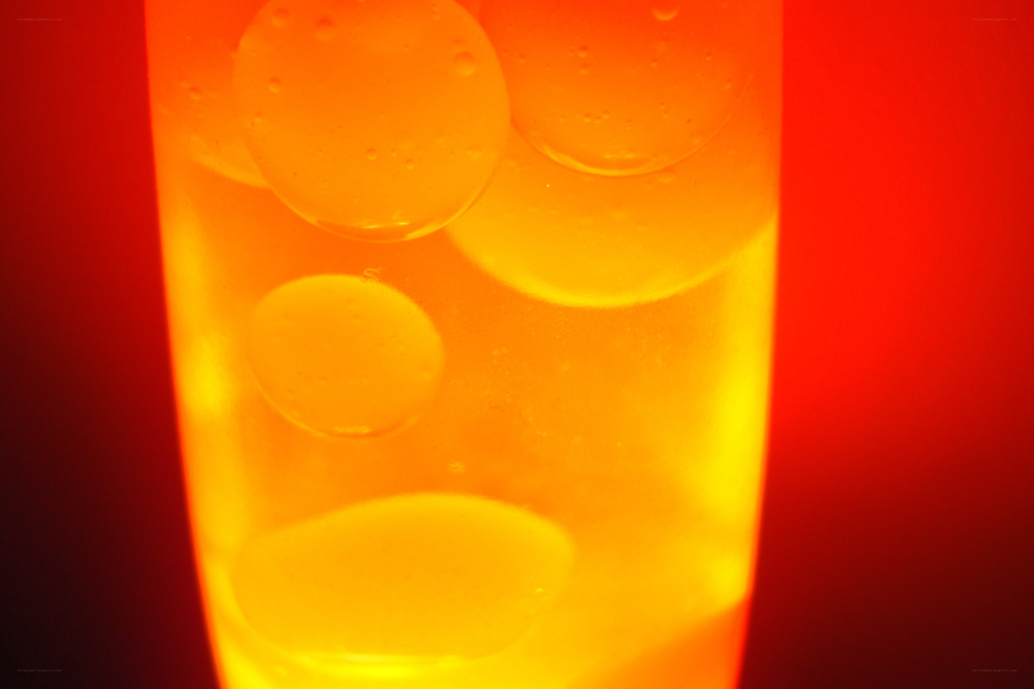 lava lamp with bubbles