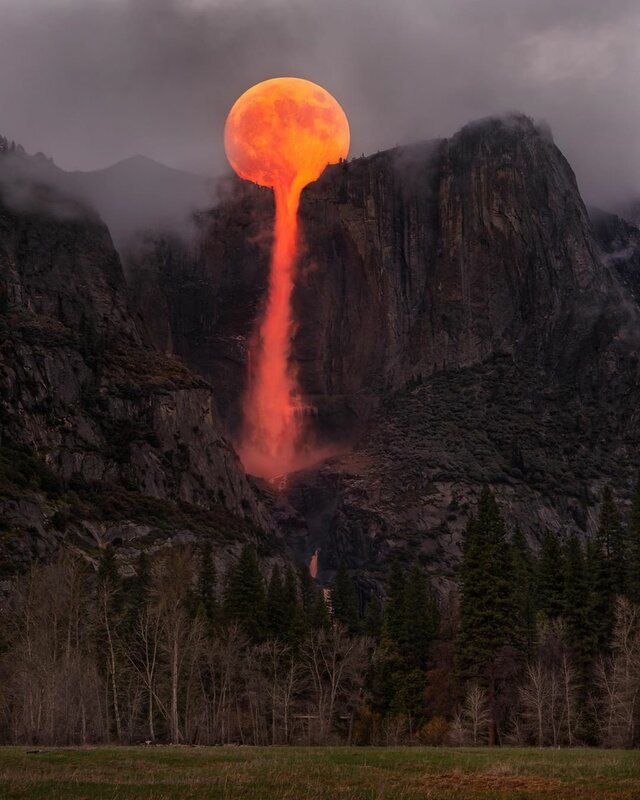 Lava Moon Waterfall