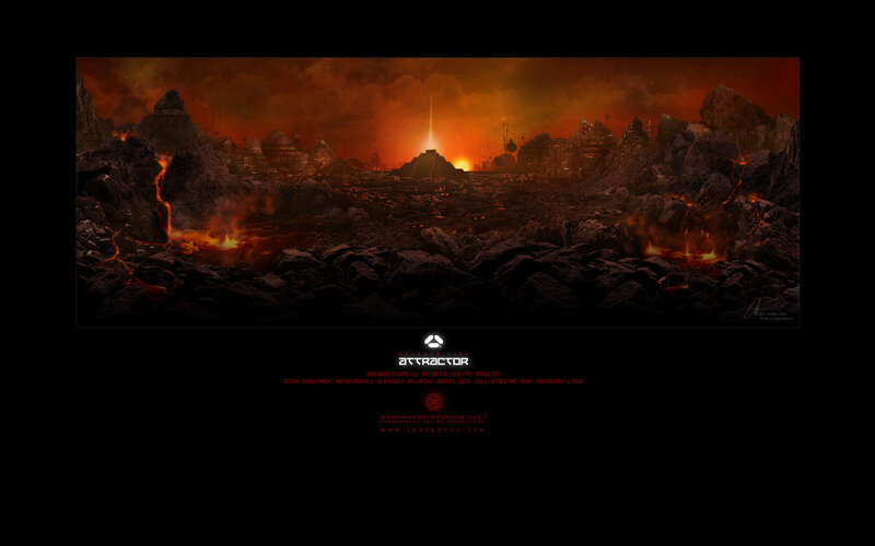 lava planet landscape