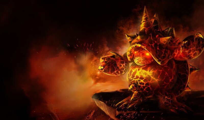 lava turtle creature