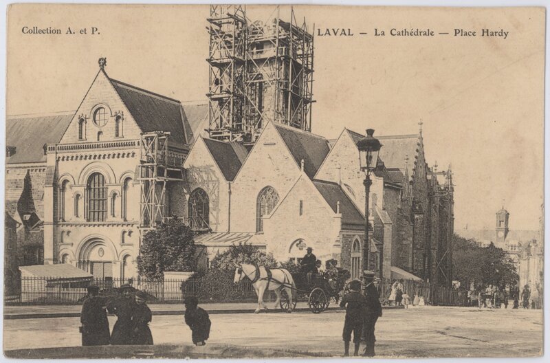 Laval Cathedral Postcard