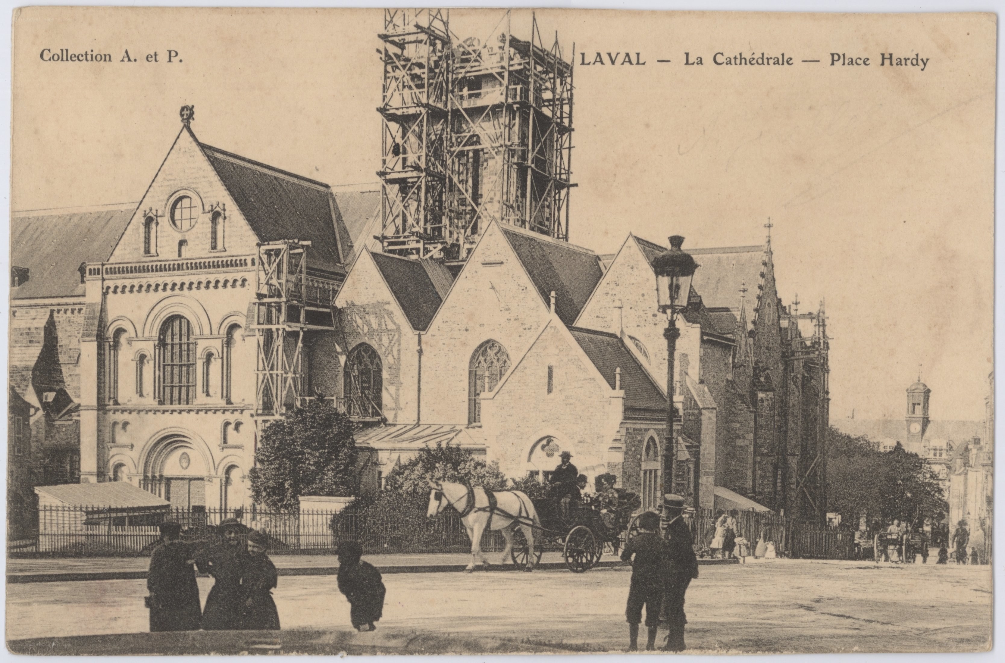 Laval Cathedral Postcard