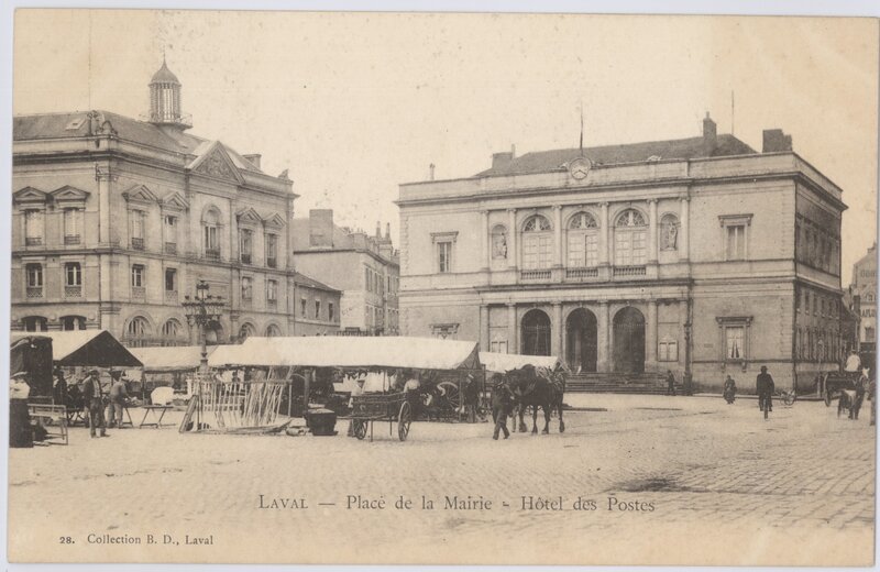 Laval town square scene