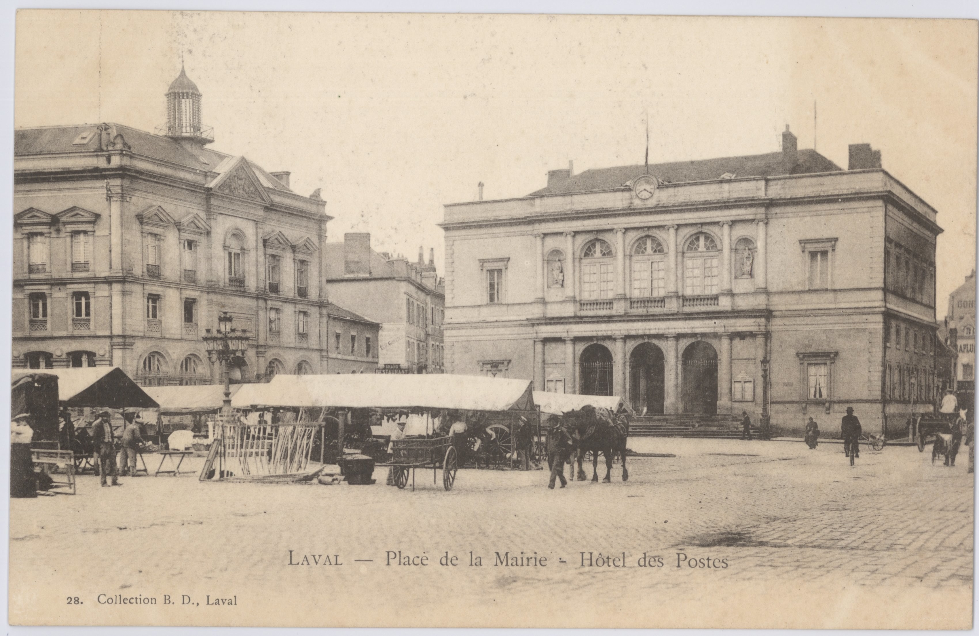 Laval town square scene