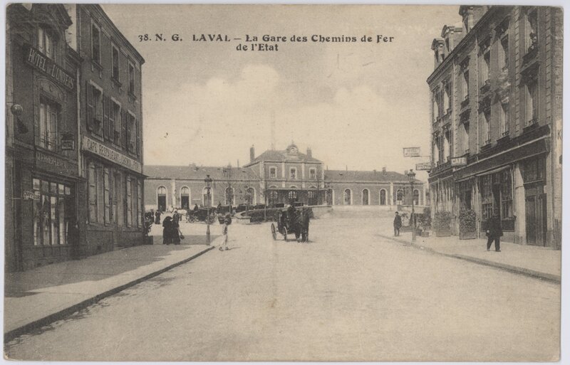 Laval train station view