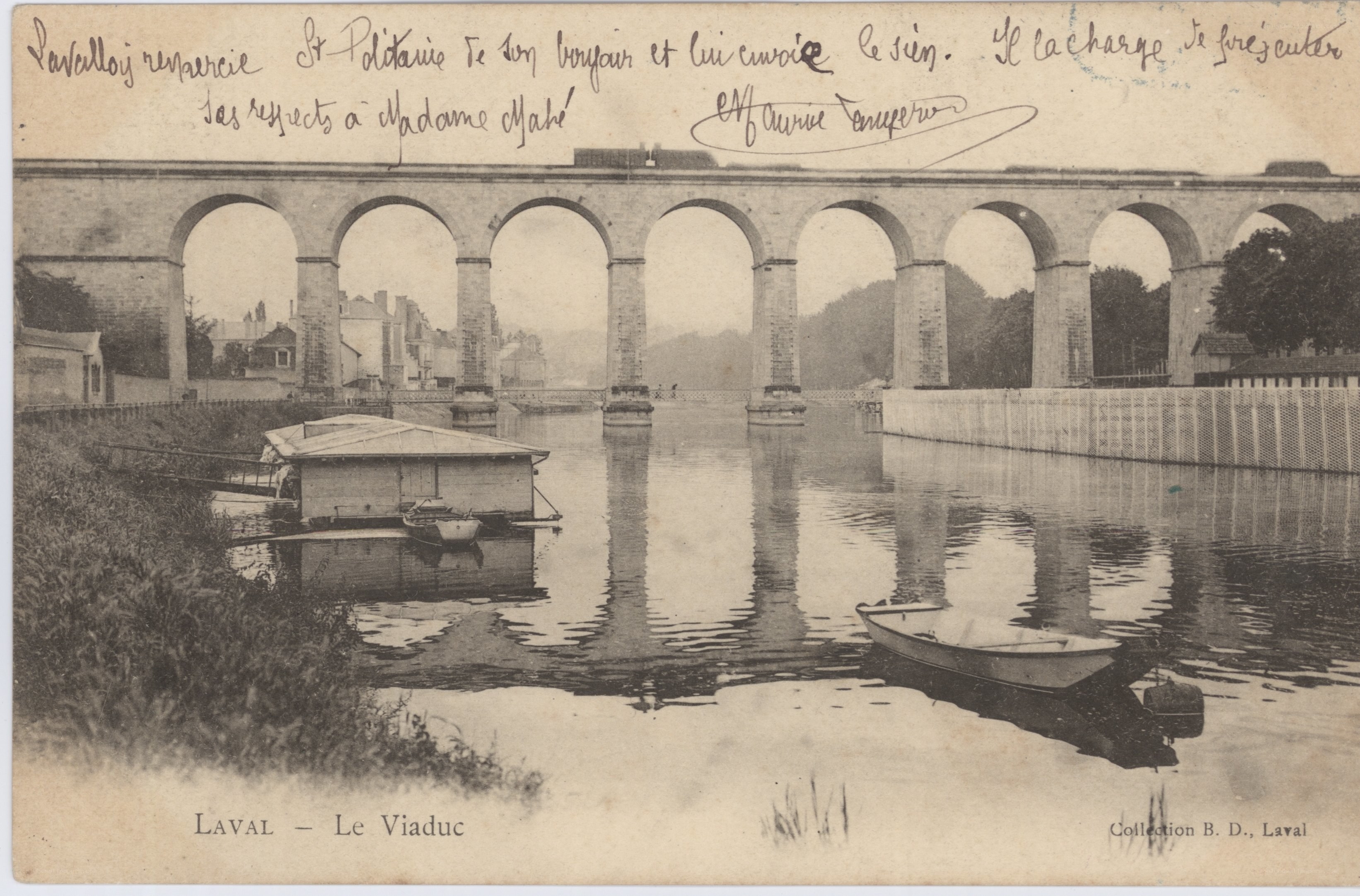 Laval Viaduct Postcard