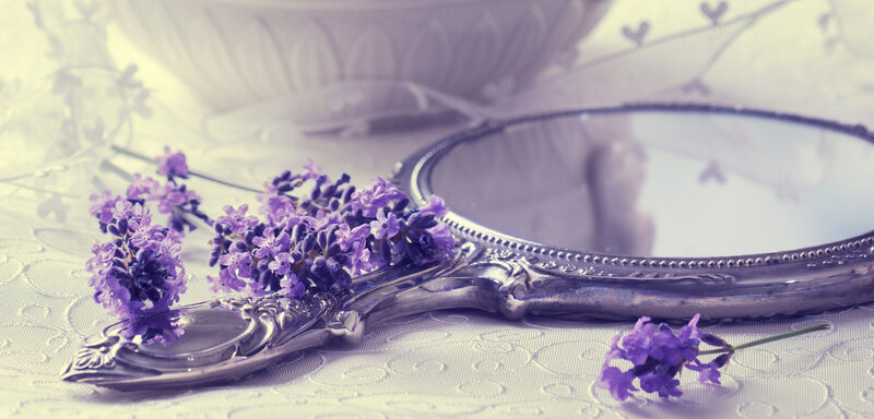 Lavender and Hand Mirror