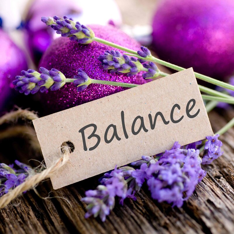 Lavender and Purple Ornaments