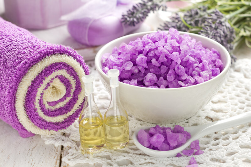 Lavender Bath Salts — Purple, Calm