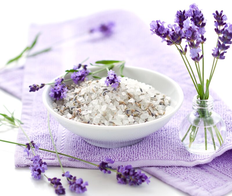 Lavender Bath Salts — Purple, Serene