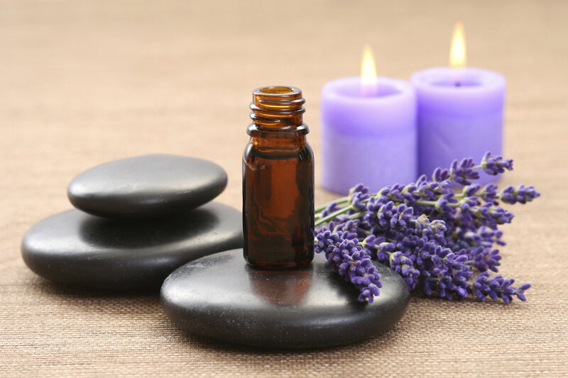 Lavender Essential Oil Bottle