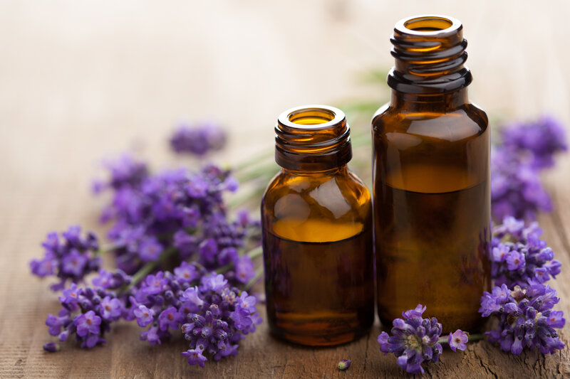Lavender Essential Oil Bottles