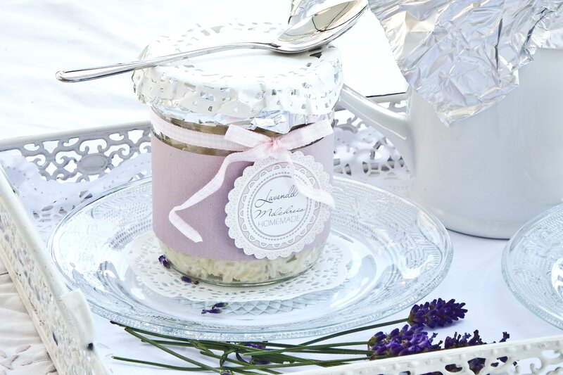 Lavender honey jar gift