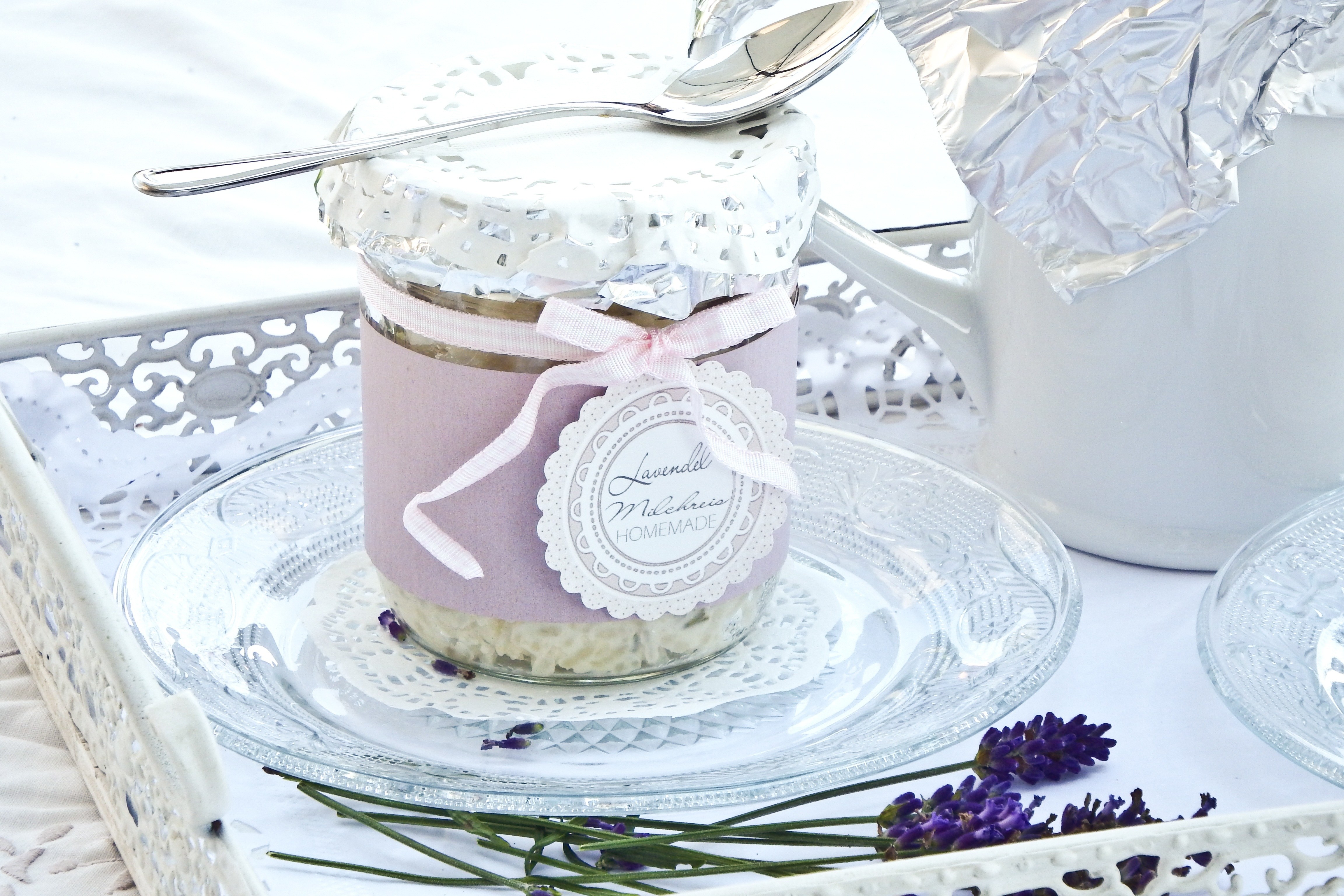 Lavender honey jar gift