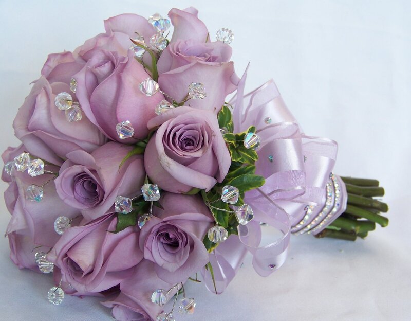 Lavender Rose Bouquet — Purple, Elegant