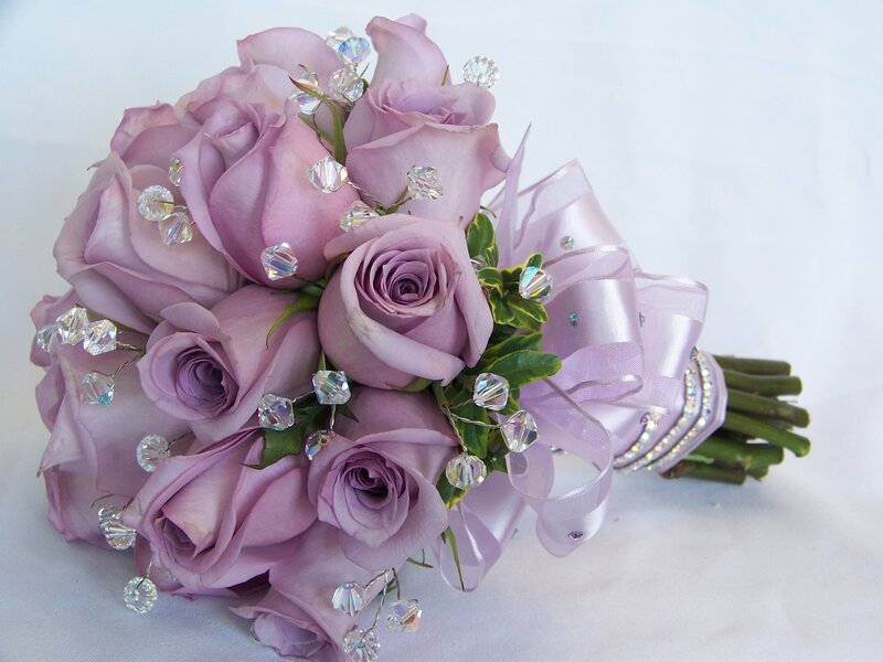 Lavender Rose Bouquet — Purple