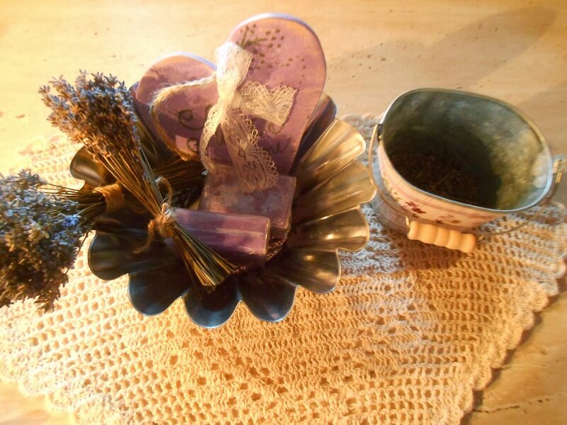 Lavender Soap Arrangement