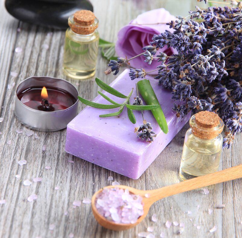 Lavender Soap Bar — Purple, Calm
