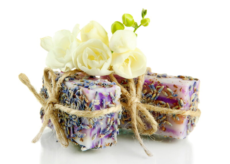 Lavender Soap Bars — Purple