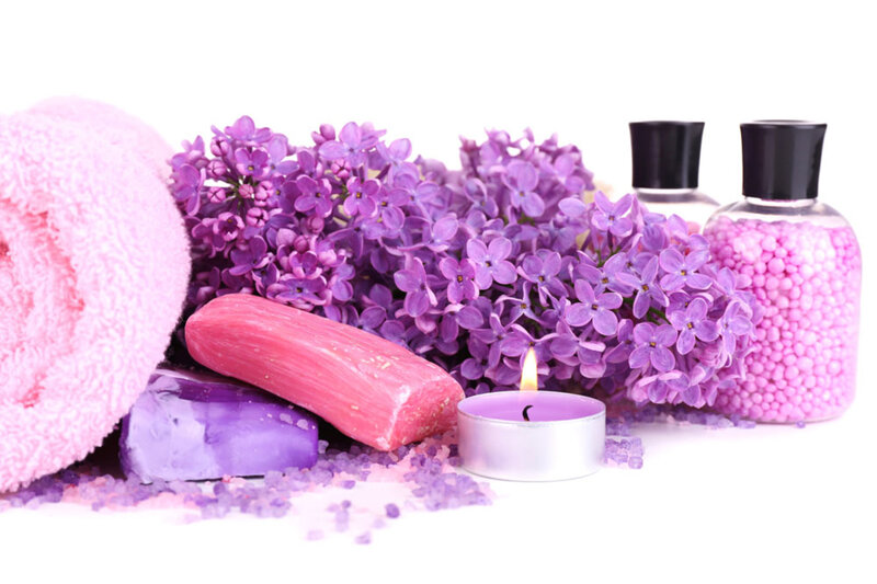 Lavender Spa Arrangement — Purple, Calm