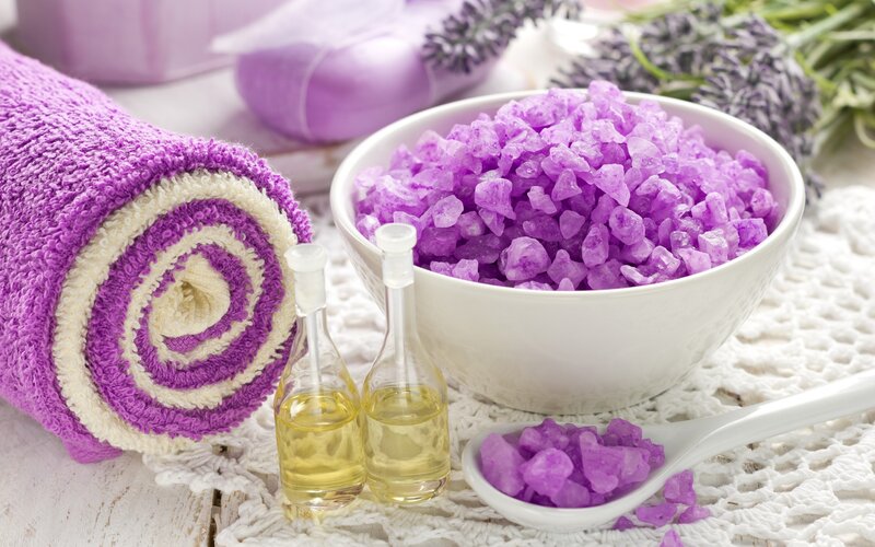 lavender spa essentials