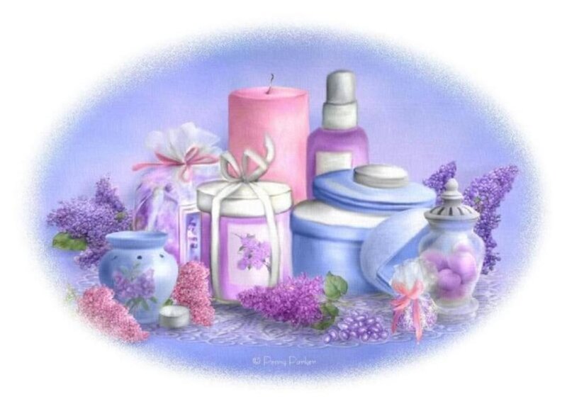 Lavender Spa Products — Purple