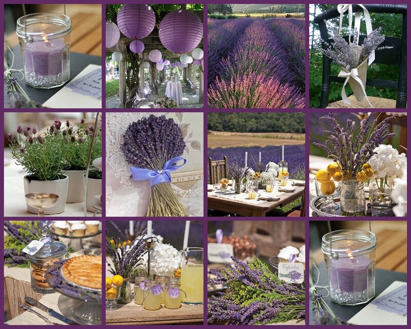 Lavender Wedding Decor