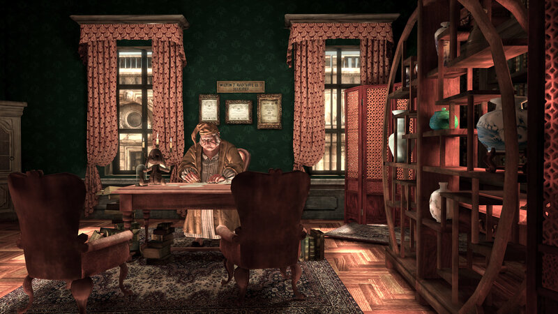 lawyer in study room