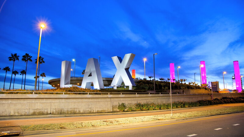 LAX Airport Sign