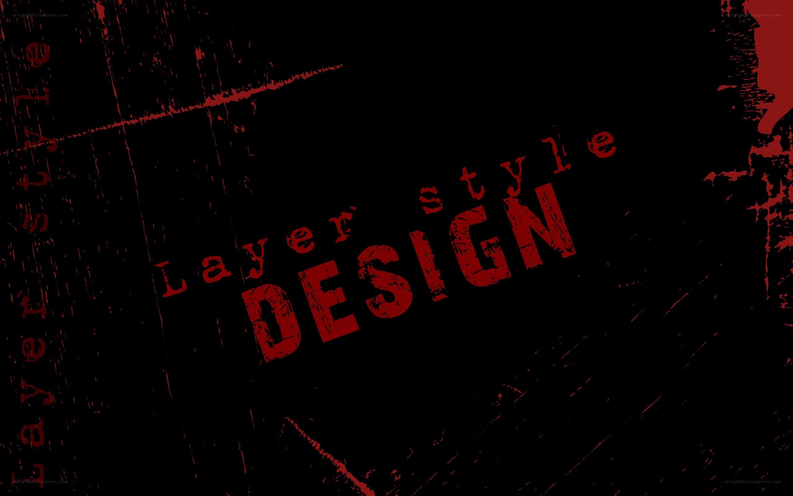 Layer style design text
