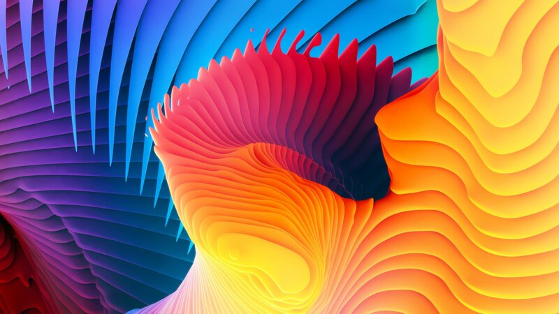 Layered Abstract Shapes