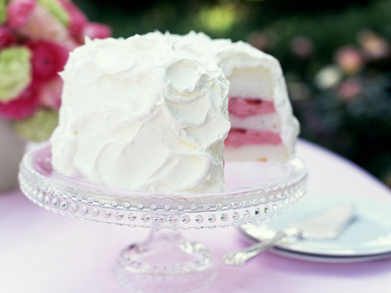 Layered Cake on Stand
