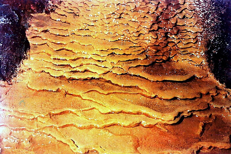 Layered Cave Formations — Brown