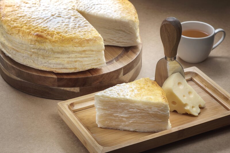Layered Cheesecake Slice