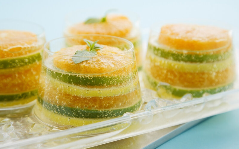 Layered Citrus Dessert