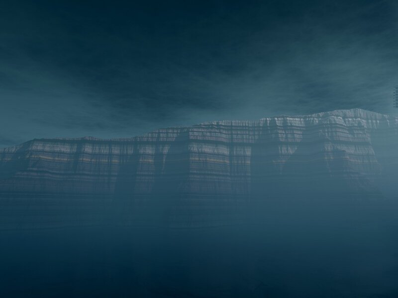 Layered Cliff Formation