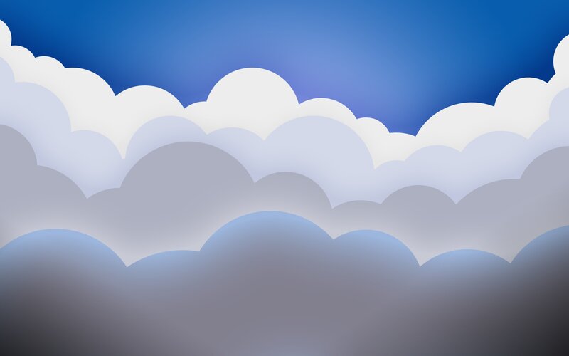 Layered Clouds in Sky