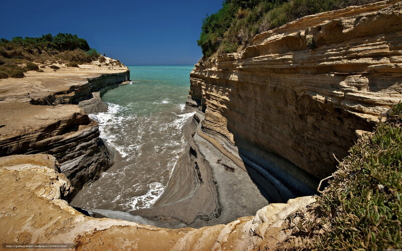 Layered Coastal Cliffs